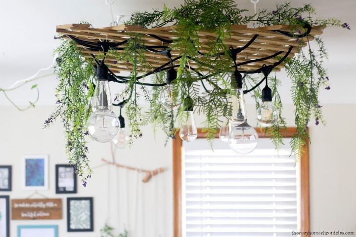copy one of these lovely lattice ideas for your home, Garden Light Fixture