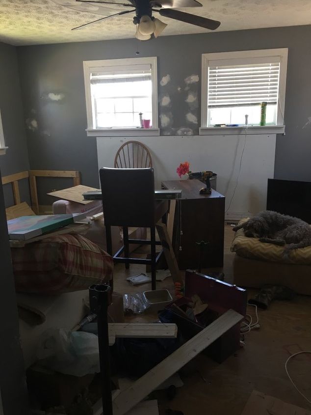 q need help finishing playroom kitchen small restroom all attached