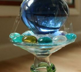 how to make a cool glass garden art totem