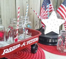 patriotic glassware with oil based markers