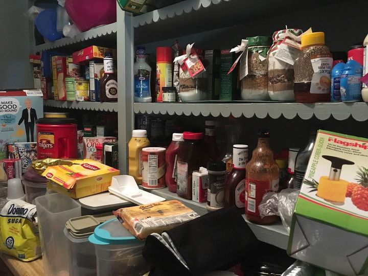 q how can i declutter my pantry it is so embarrassing when people come