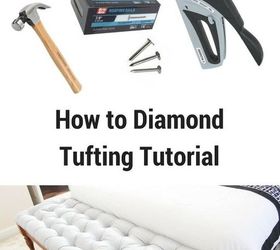 how to make a tufted anything without sewing