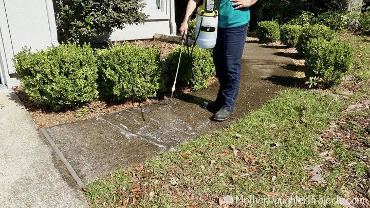 limpieza de exteriores sin frotar patio revestimiento fogn y ms