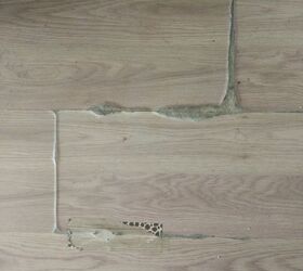 q how can i fix this floor laminate and was under a rug that got wet