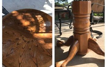  Transformação de uma mesa de carvalho desgastada para uma beleza fresca de fazenda
