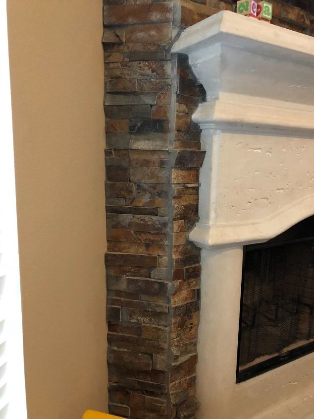 q fireplace stone can you color