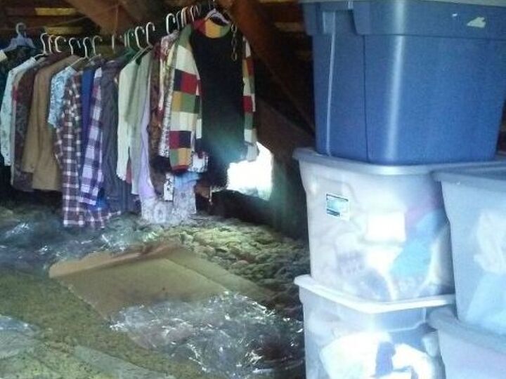 q how would you clean the air in the attic which i use for storage