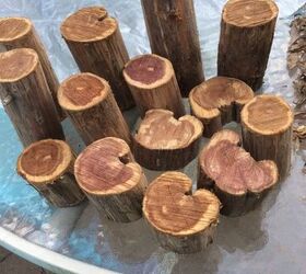 q cedar wood pieces