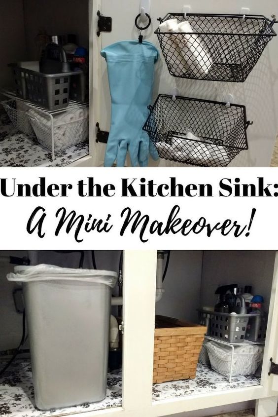 organize under the kitchen sink on a budget with dollar tree