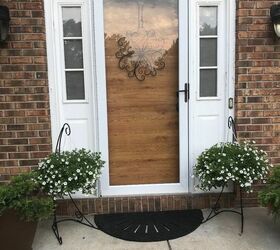 faux wood front door