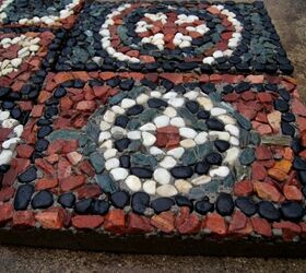 20 maneras de incorporar mosaicos a su hogar, C mo hacer adoquines de mosaico de roca