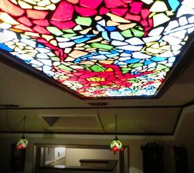 20 maneras de incorporar mosaicos a su hogar, C mo hacer una luz de mosaico de vidrio