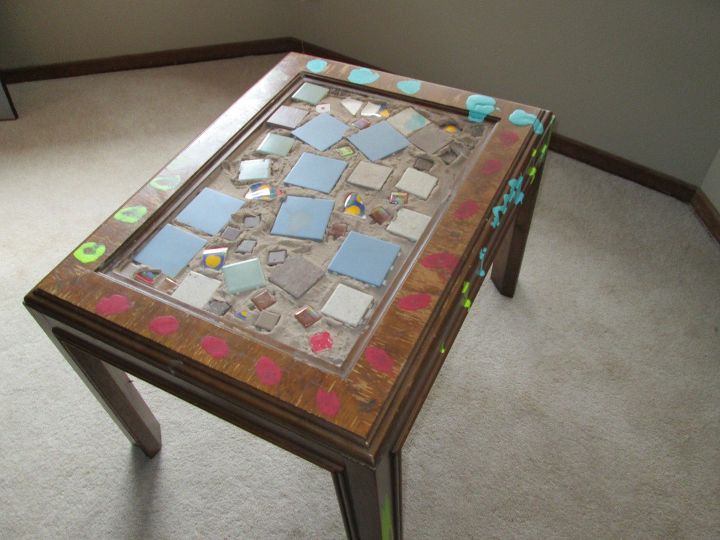 s 20 ways to incorporate mosaics to your home, Decorated Coffee Table