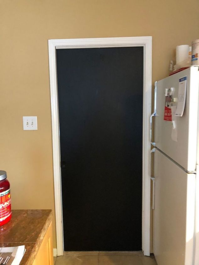 chalkboard pocket door