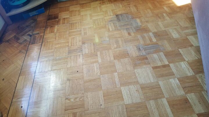 q we have a hardwood living room floor that we would like to refinish