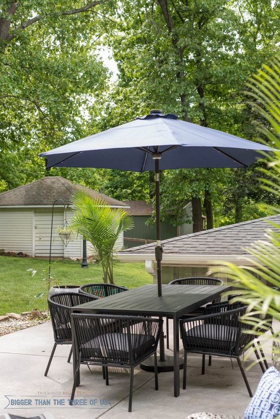 outdoor patio on a budget
