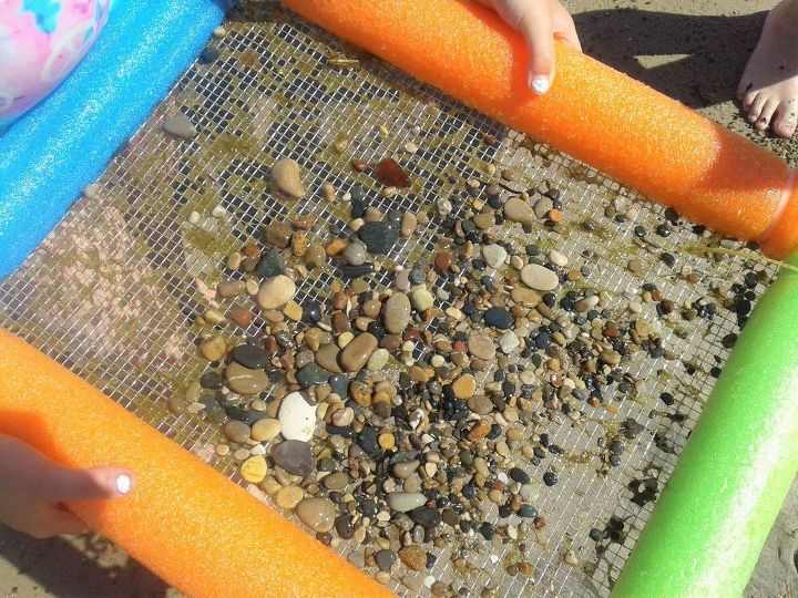diy a shark tooth sifter for your beach trips