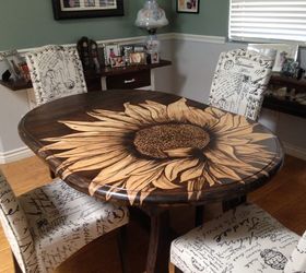 sunflower dining room table