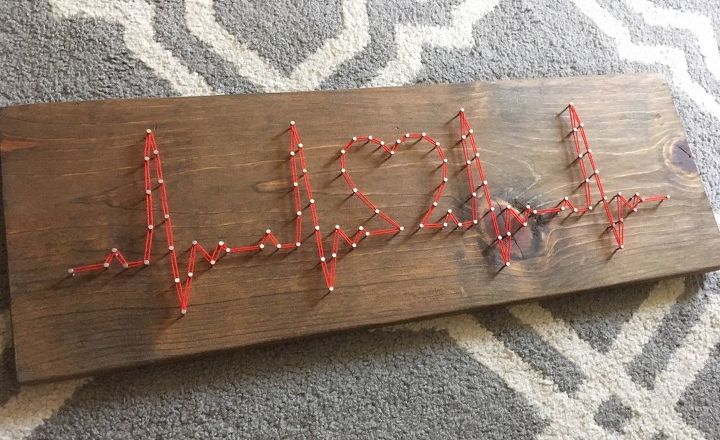 how to make your own string art