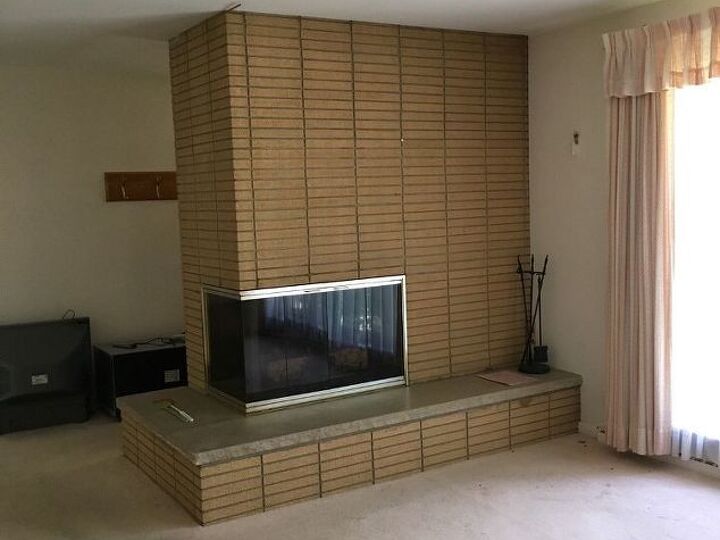 q how do we paint a brick fireplace
