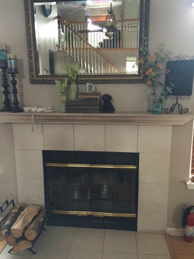 q how do i repaint and update fireplace mantel