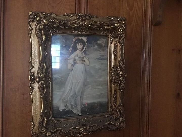 q update old mirror and picture frames