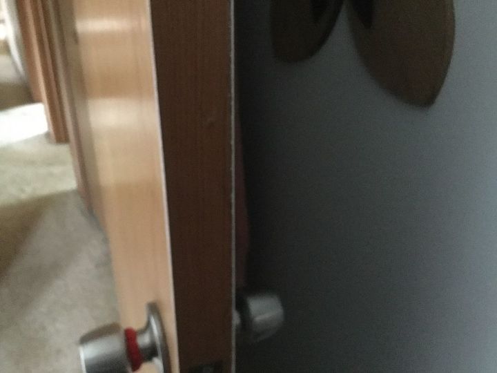 Door Swings Open A Foot When Placed Up Against Wall How 2
