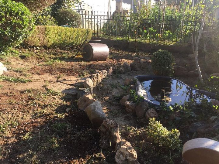 como hacer un estanque de jardin