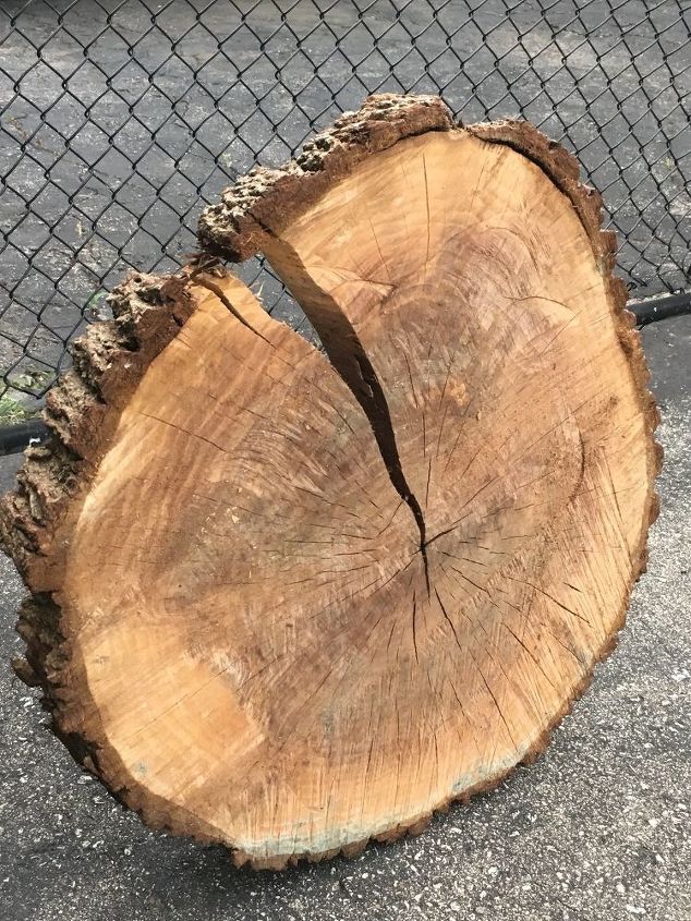 q how do i preserve this slice of wood and make it into what
