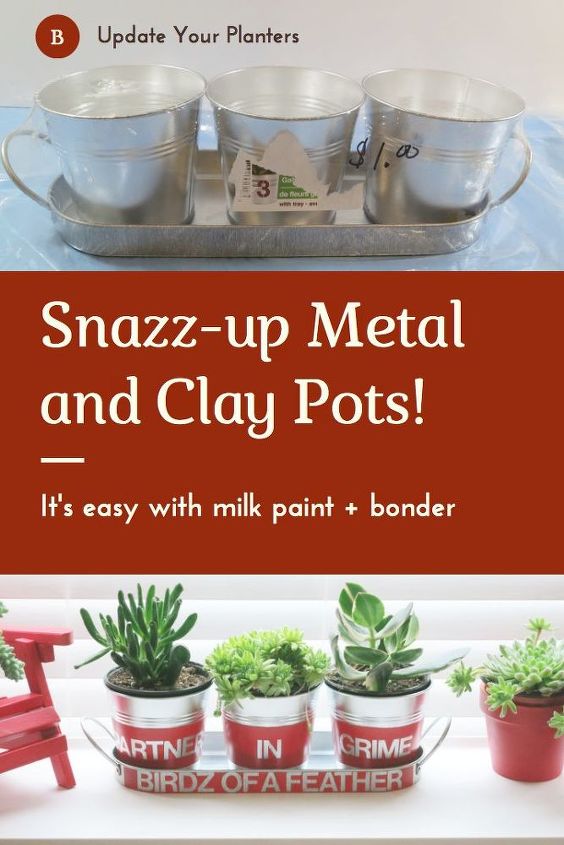 inspirado no meu parceiro na sujeira milk paint planter