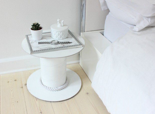 s these upcycling ideas will blow you away, From Cable Spool to Bedside Table