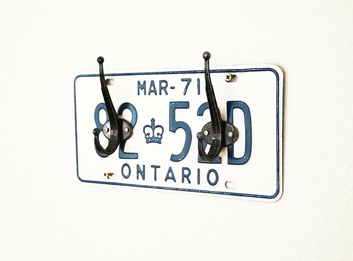 s these upcycling ideas will blow you away, From License Plate to Coat Rack
