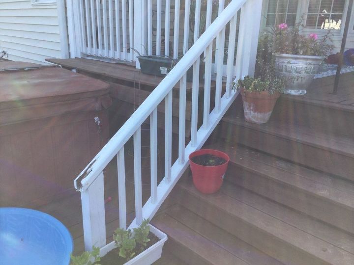 how do i repair a rotting hand railing