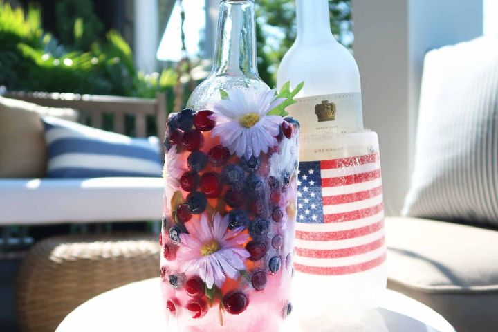 18 easy diy projects that you can do this weekend, Patriotic Summer Ice Buckets