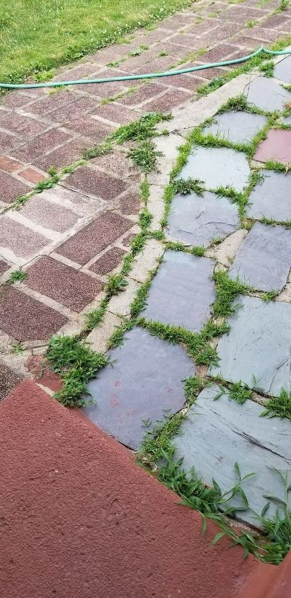 q how to fix patio mess