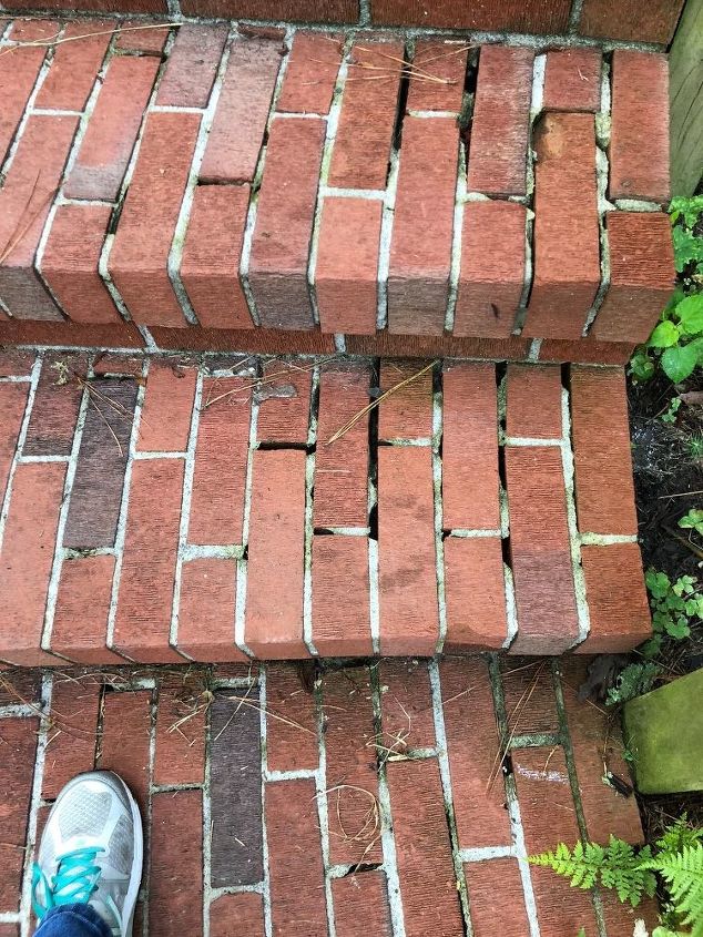 tips for repairing brick steps