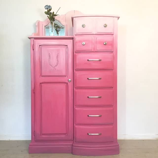 ombre dresser pink SOLD**** Can Be Replicated on a Similar Dresser