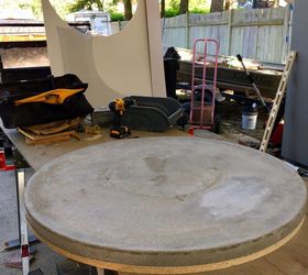 concrete patio table, Curing Concrete