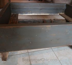 upcycled hand cart coffee table version ii