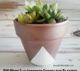 Easy West Elm Inspired Succulent Planter