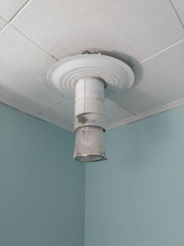 q how do i remove a hot water tank exhaust pipe