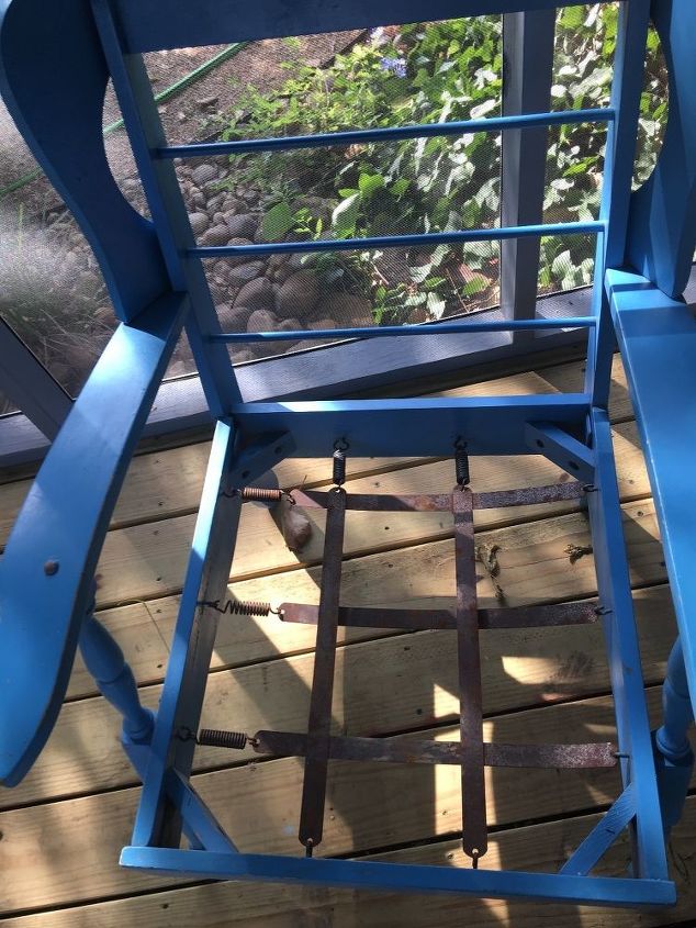 q how do i find replacement metal bands and coil spring for chair bottom