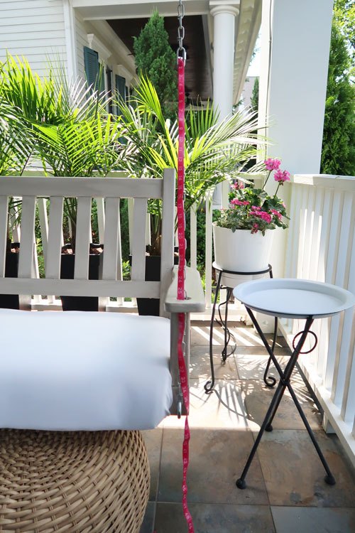 Swing Rope Chain Wrap Rope Around a Swing Chain for a Custom Look | Hometalk