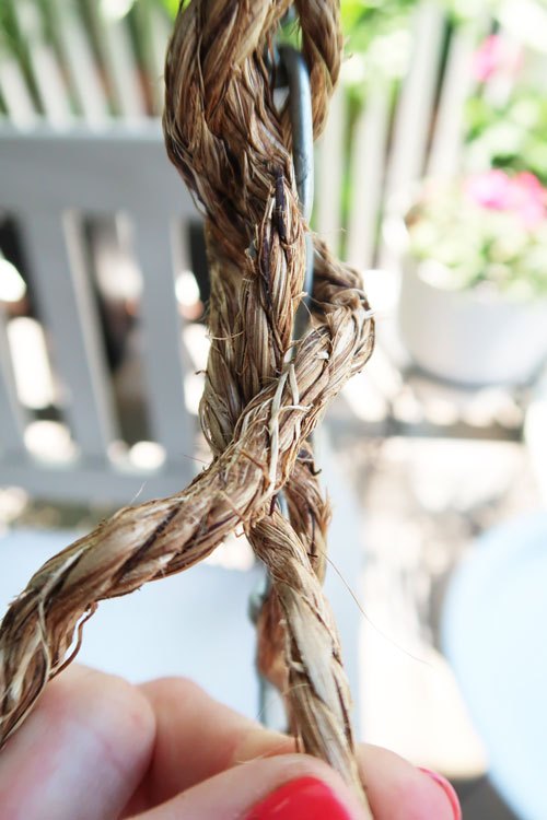 Swing Rope Chain Wrap Rope Around a Swing Chain for a Custom Look | Hometalk