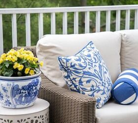 outdoor living spaces updating the patio with summer color