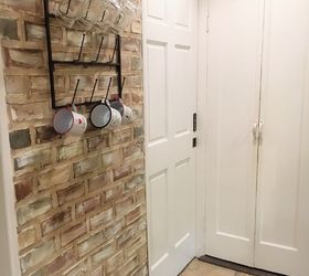 17 faux brick ideas for your home, Upgraded Wall For 30