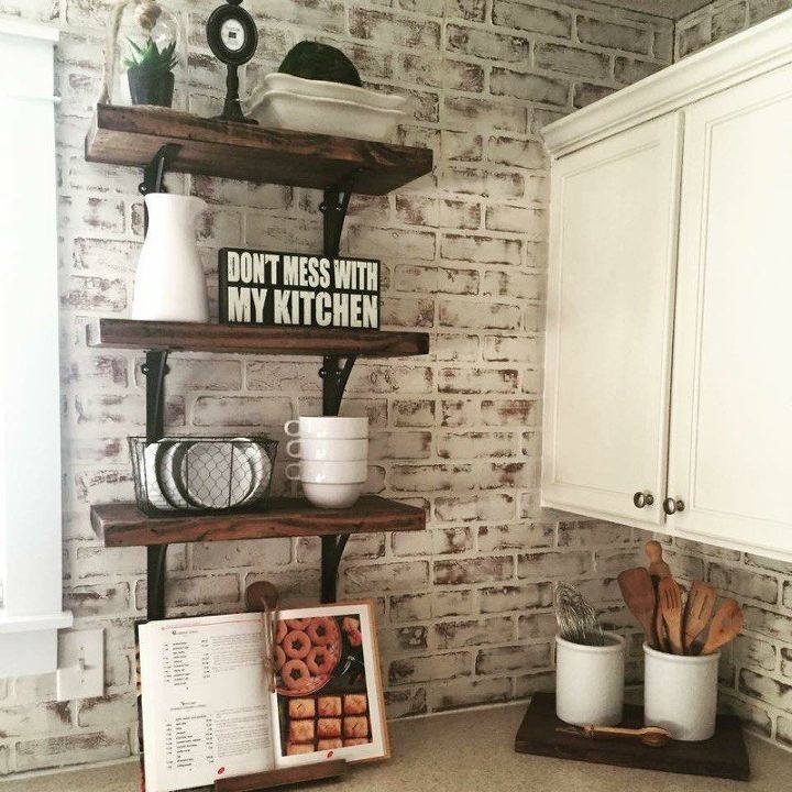 17 faux brick ideas for your home, Basic Kitchen Upgrade