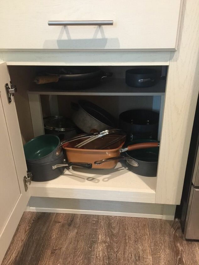 q how can i get more storage in a small kitchen