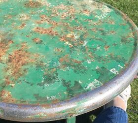 metal table makeover