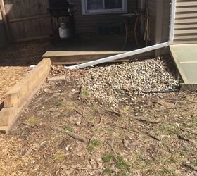 how to build a patio over roots